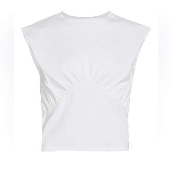 FRAME - SMOCKED SLEEVELESS TOP - Picture 2 of 4